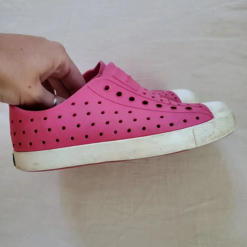 Natives Hot Pink Shoes kids 1